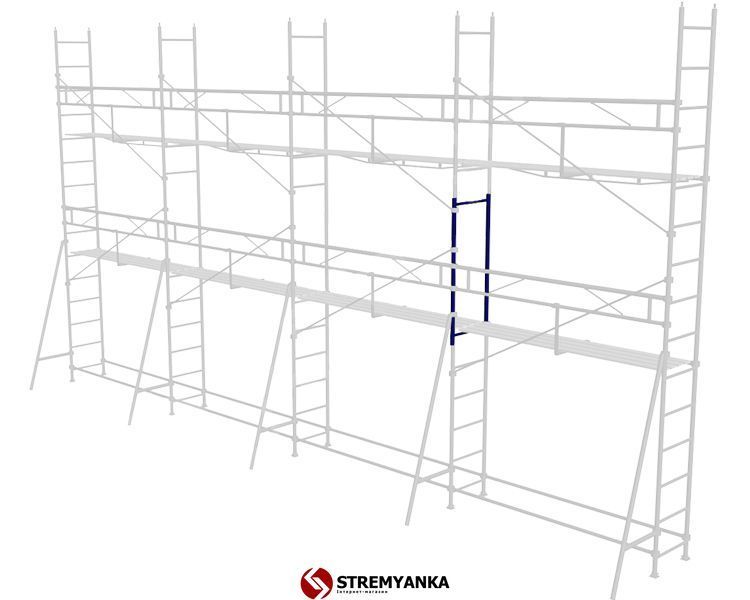 Прохідна драбина VIRASTAR 2,5 м VSW05 фото