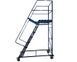 Драбина сталева складська пересувна H=2250 mm (без полиці) VWL2250-WS фото 2