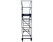 Драбина сталева складська пересувна H=2250 mm (без полиці) VWL2250-WS фото 1
