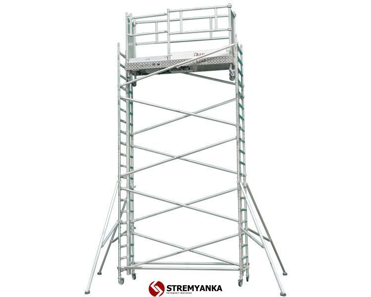 Алюминиевая вышка-тура с автоматическим подъемом платформы ALULIFT M 3м/213kg 300 M фото