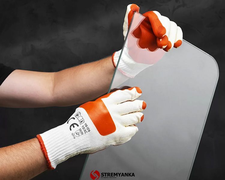 Рукавиці для скла BLUETOOLS Standard (10" / XL) (220-2214-10-IND) 220-2214-10-IND фото