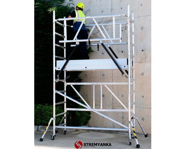 Вышка-тура VIRASTAR ProTUBE FN (1,8x0,6 м) раб. высота 5.9 м ProTUBE_FN390_(180) фото
