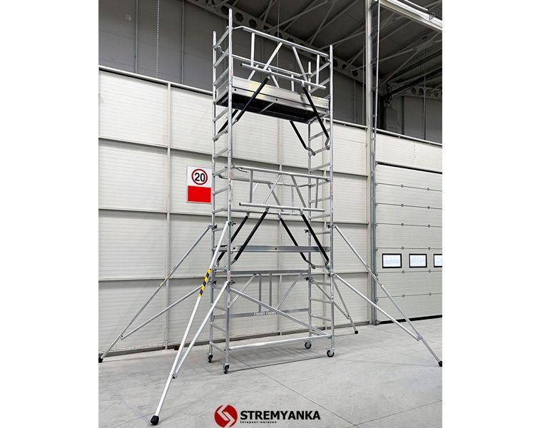 Вышка-тура VIRASTAR ProTUBE FN (1,8x0,6 м) раб. высота 5.9 м ProTUBE_FN390_(180) фото