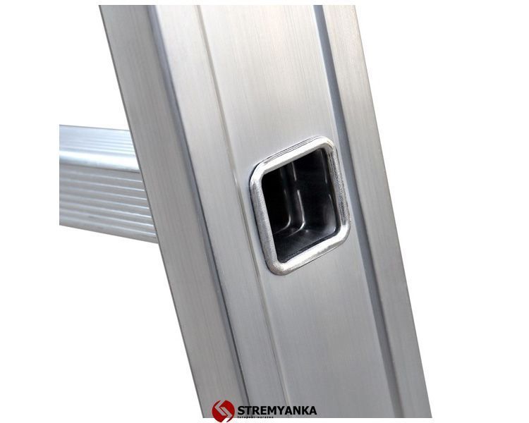 Односекционная алюминиевая лестница Unomax Pro VIRASTAR MONO 15 ступеней T0045 фото