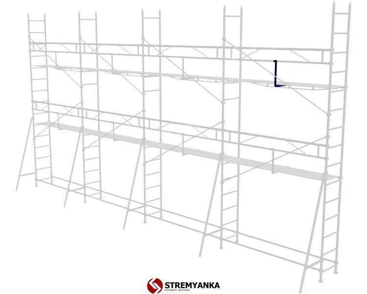 Держатель настила для клино-хомутовых лесов VIRASTAR VSW10 фото