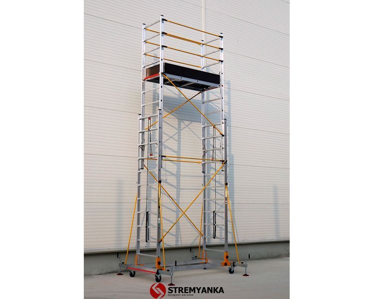 Телескопічна вишка-тура VIRASTAR TeleSafe XL 2x11 сходинок S006_XLN фото