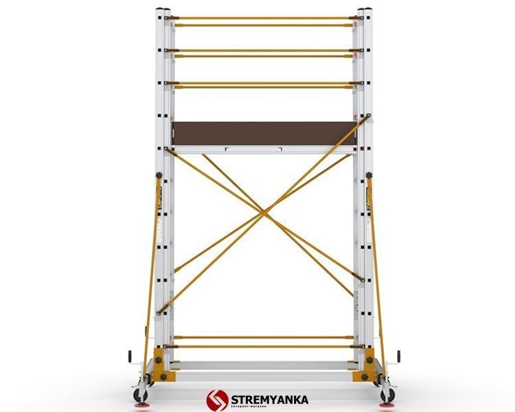 Телескопічна вишка-тура VIRASTAR TeleSafe XL 2x11 сходинок S006_XLN фото
