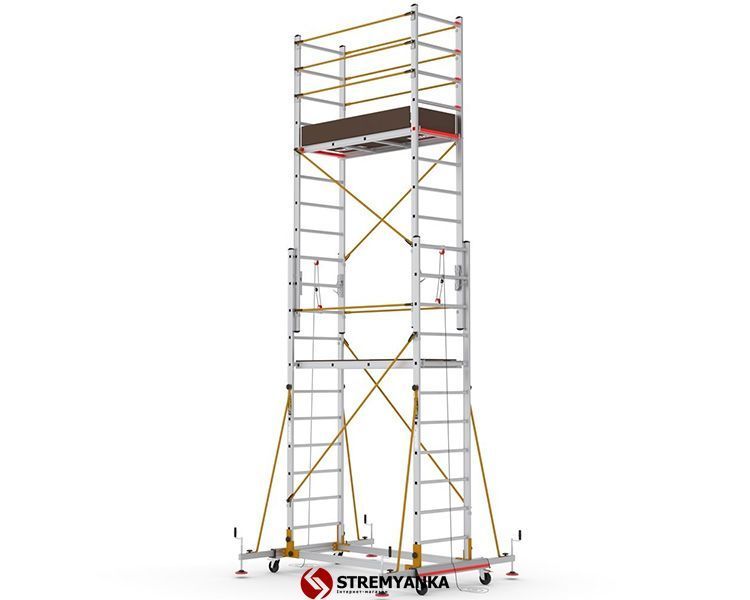 Телескопічна вишка-тура VIRASTAR TeleSafe XL 2x11 сходинок S006_XLN фото