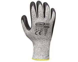 Рукавиці антипорізні з латексним покриттям КВІТКА PRO CutexGrip HPPE Industrial (10" / XL) (110-1223-10-IND) 110-1223-10-IND фото