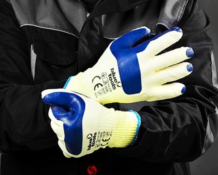 Рукавиці з латексним покриттям для скла КВІТКА PRO Expert (10" / XL) (110-1204-10) 110-1204-10 фото