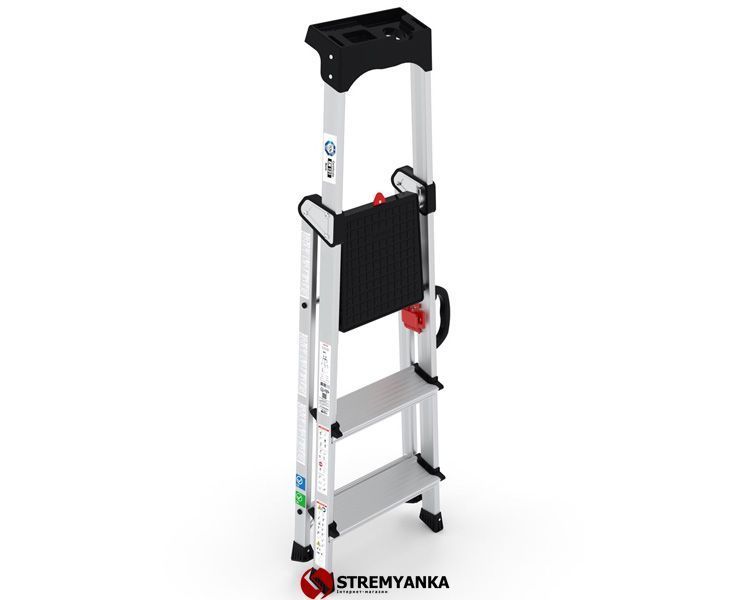 Одностороння стрем'янка VIRASTAR HAZAR 2+1 сходинок HA102 фото