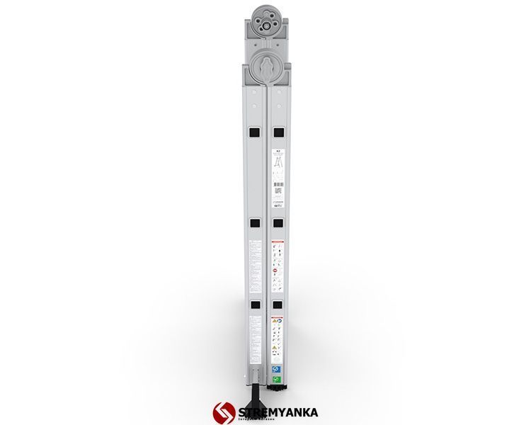 Шарнирная двухсекционная лестница VIRASTAR 2x3 ступени K2 фото