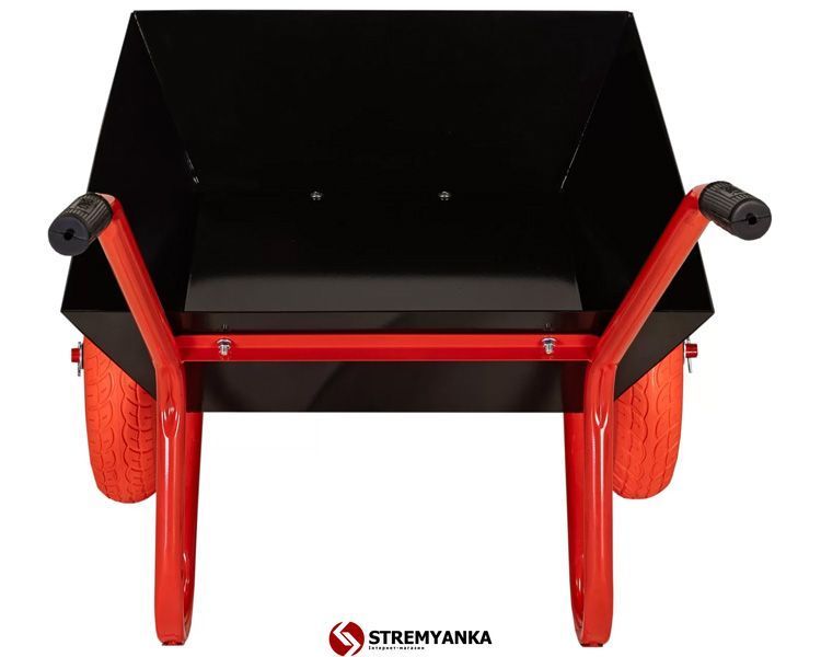 Тачка строительная КВІТКА PRO Le Mans 24 (120 л, 250 кг, PU) (110-4086) 110-4086 фото