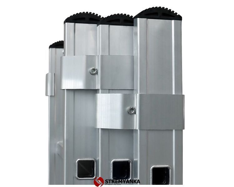 Приставная трехсекционная лестница Triomax Pro VIRASTAR 3x14 ступеней TS120 фото