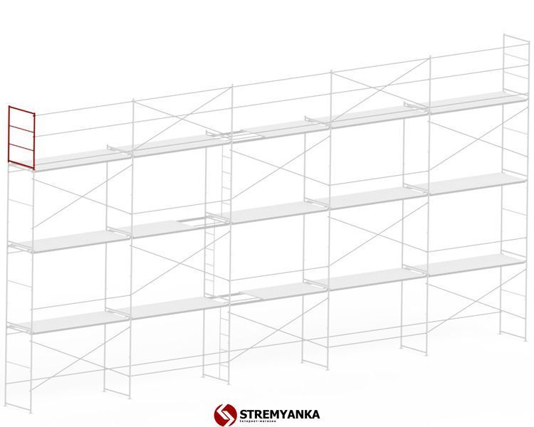 Рама ограждения для рамных лесов VIRASTAR STANDART 1,2 м VSF20 фото