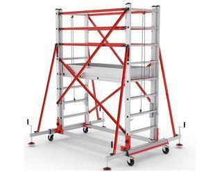 Телескопічна вишка-тура VIRASTAR TELESAFE XL Premium 2x8 сходинок S004_XLN_PR фото