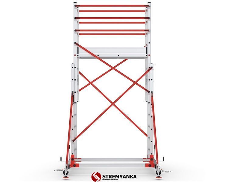 Телескопічна вишка-тура VIRASTAR TELESAFE XL Premium 2x8 сходинок S004_XLN_PR фото