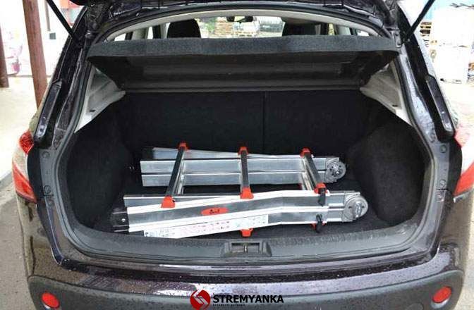 Телескопічна драбина SVELT SCALISSIMA 7+7 сходинок SSCAL007 фото