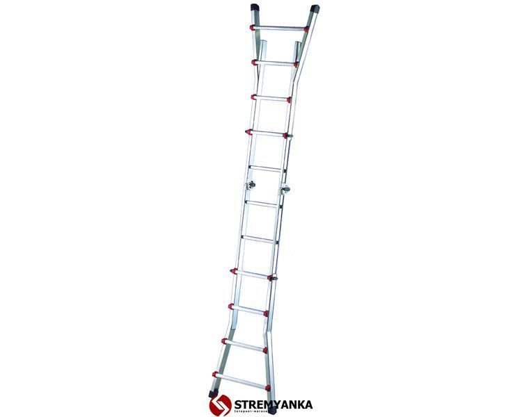 Телескопічна драбина SVELT SCALISSIMA 7+7 сходинок SSCAL007 фото